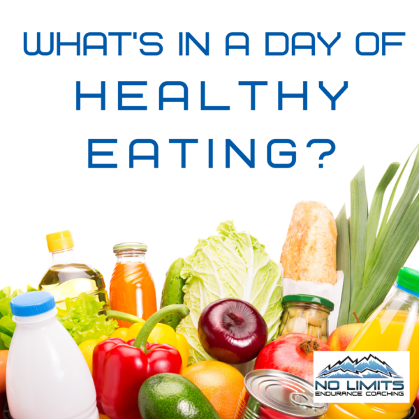 What goes into a day of healthy eating?