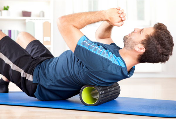 foam rolling for home gym