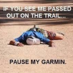 If you see me passed out on the trail pause my garmin.