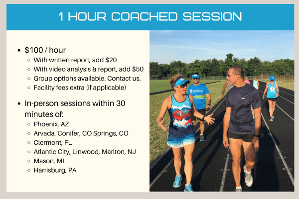 A flyer for a 1 hour coaching session.