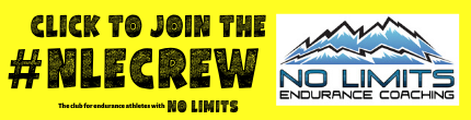 A yellow and black logo with the words'no crew limits'.
